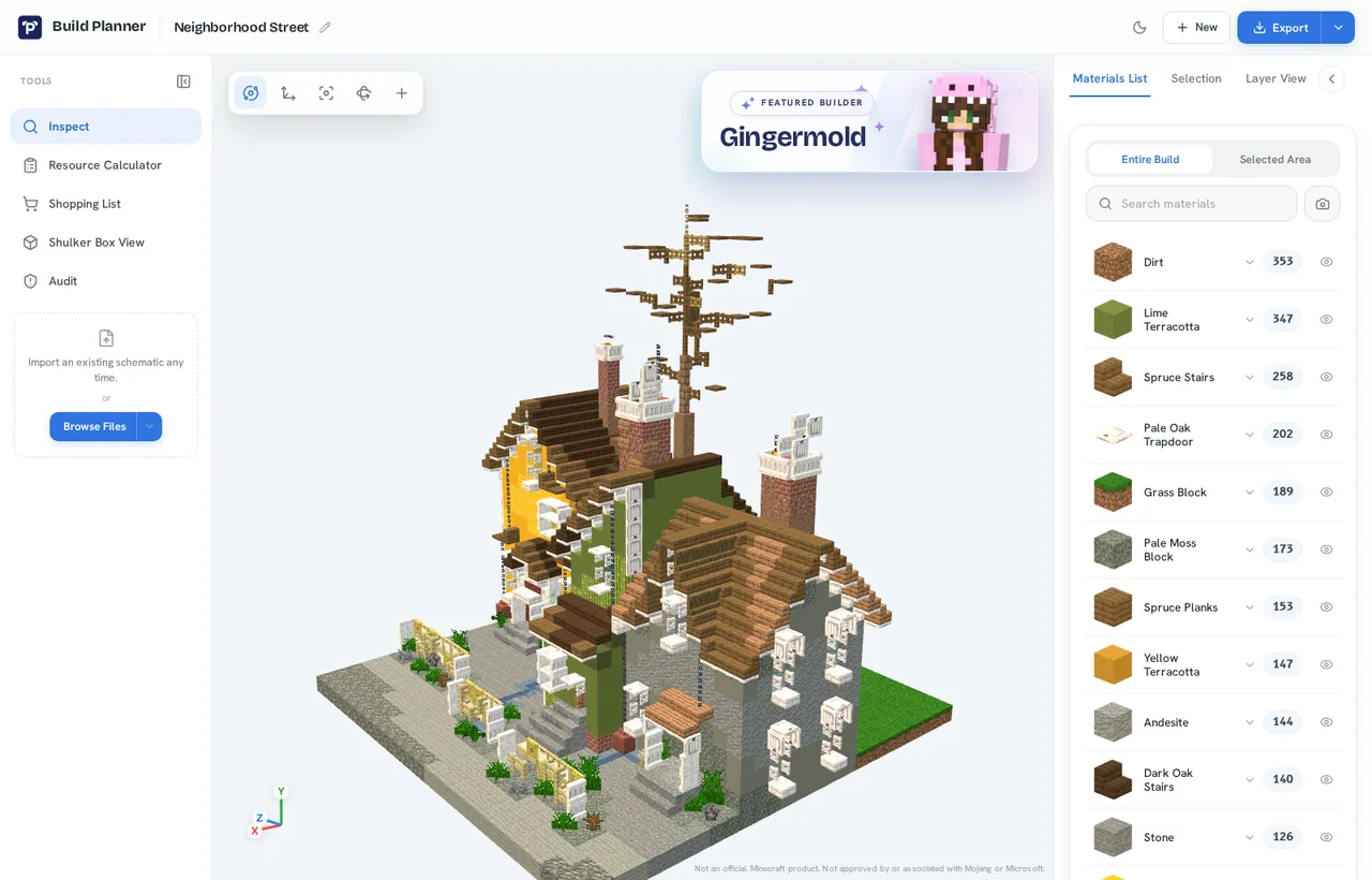 Build Planner: Inspect in 3D