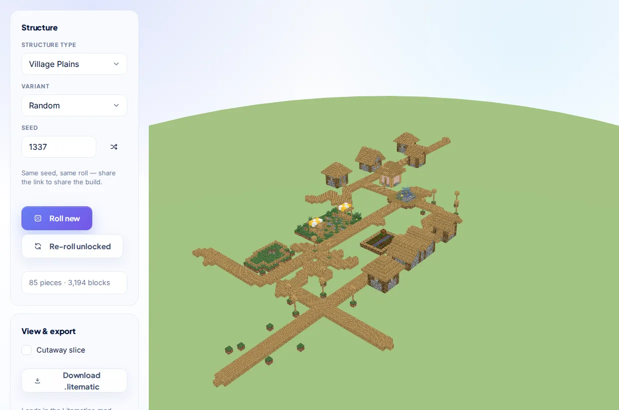 Structure Roller screenshot